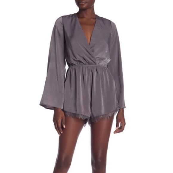 ILLA ILLA Dresses & Skirts - ILLA ILLA Gray romper